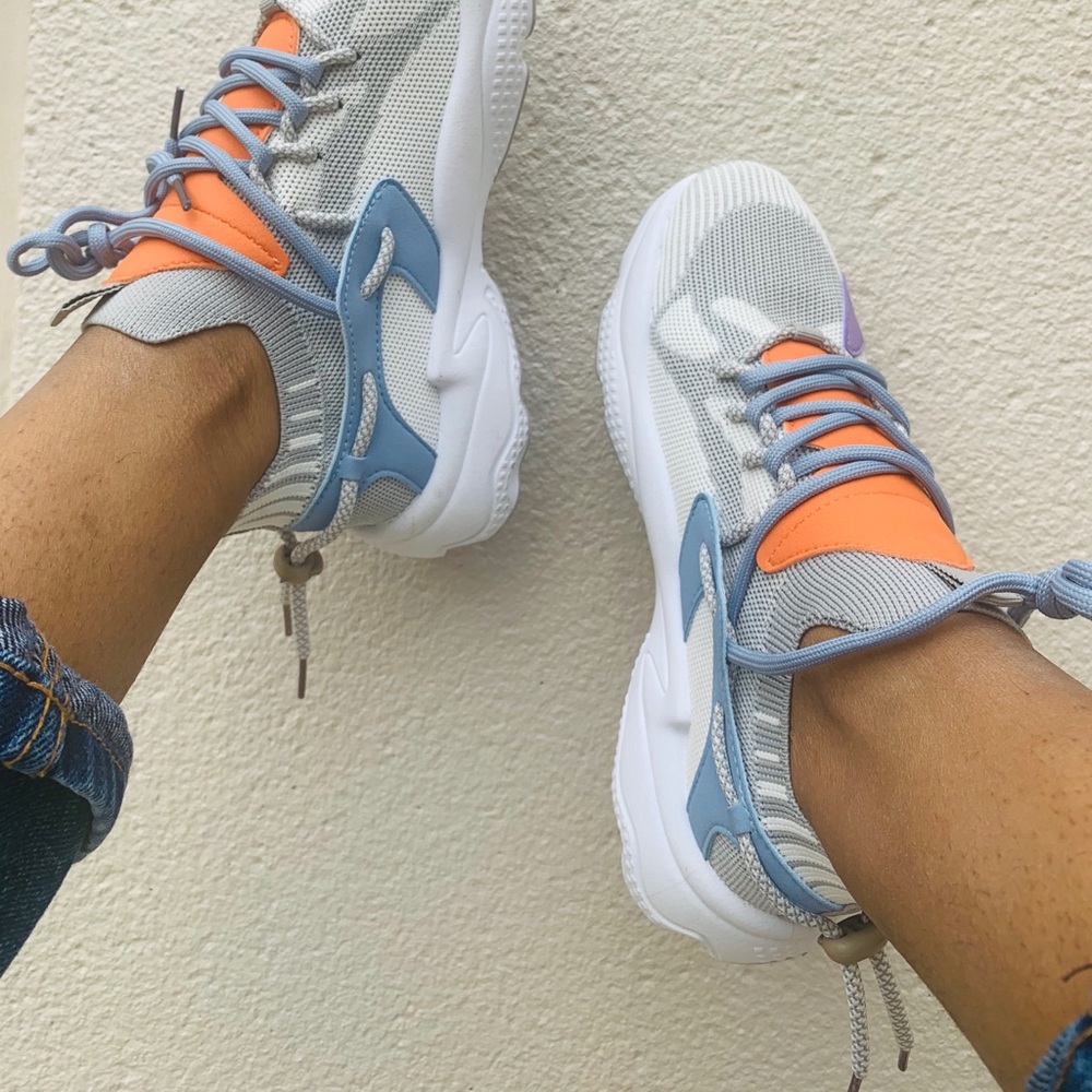 Multi Color Lightweight Trainer Sneakers - Picture 2 of 3